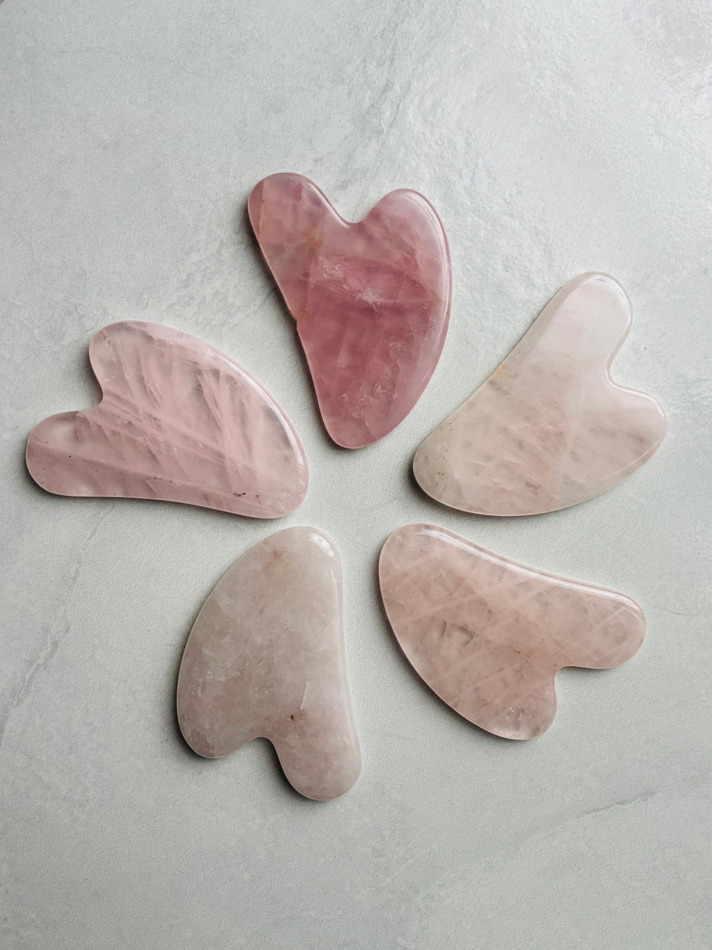 Guasha quarzo rosa