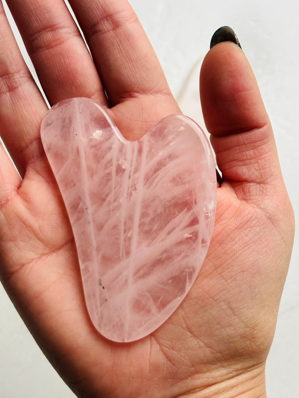 Guasha quarzo rosa