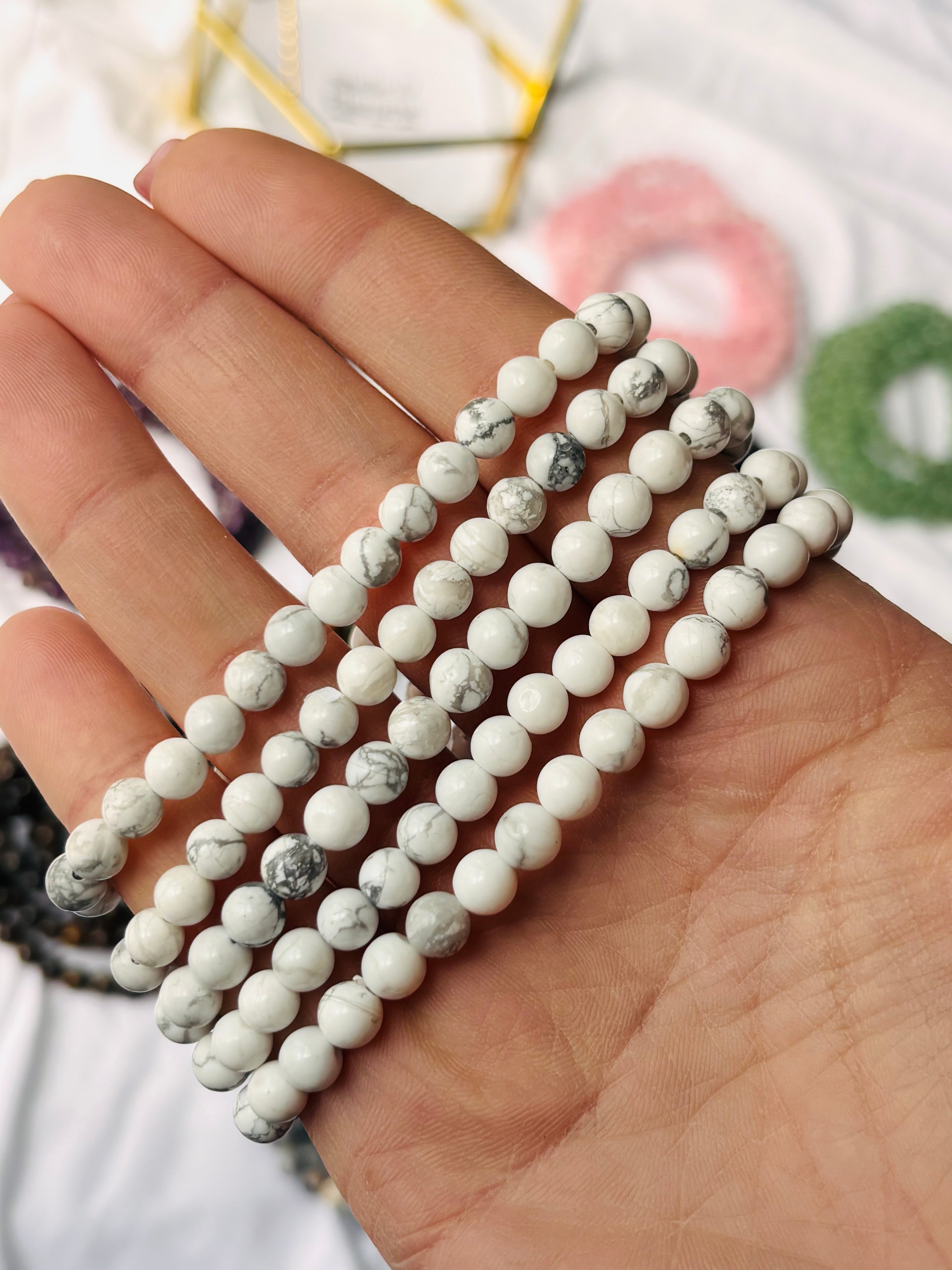 Bracciale in Howlite
