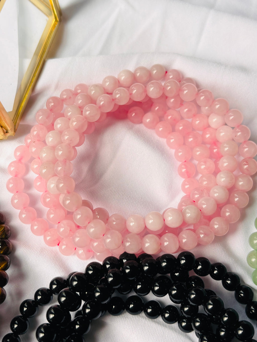 Bracciale in Quarzo rosa