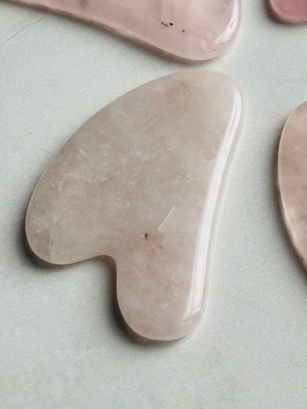 Guasha quarzo rosa