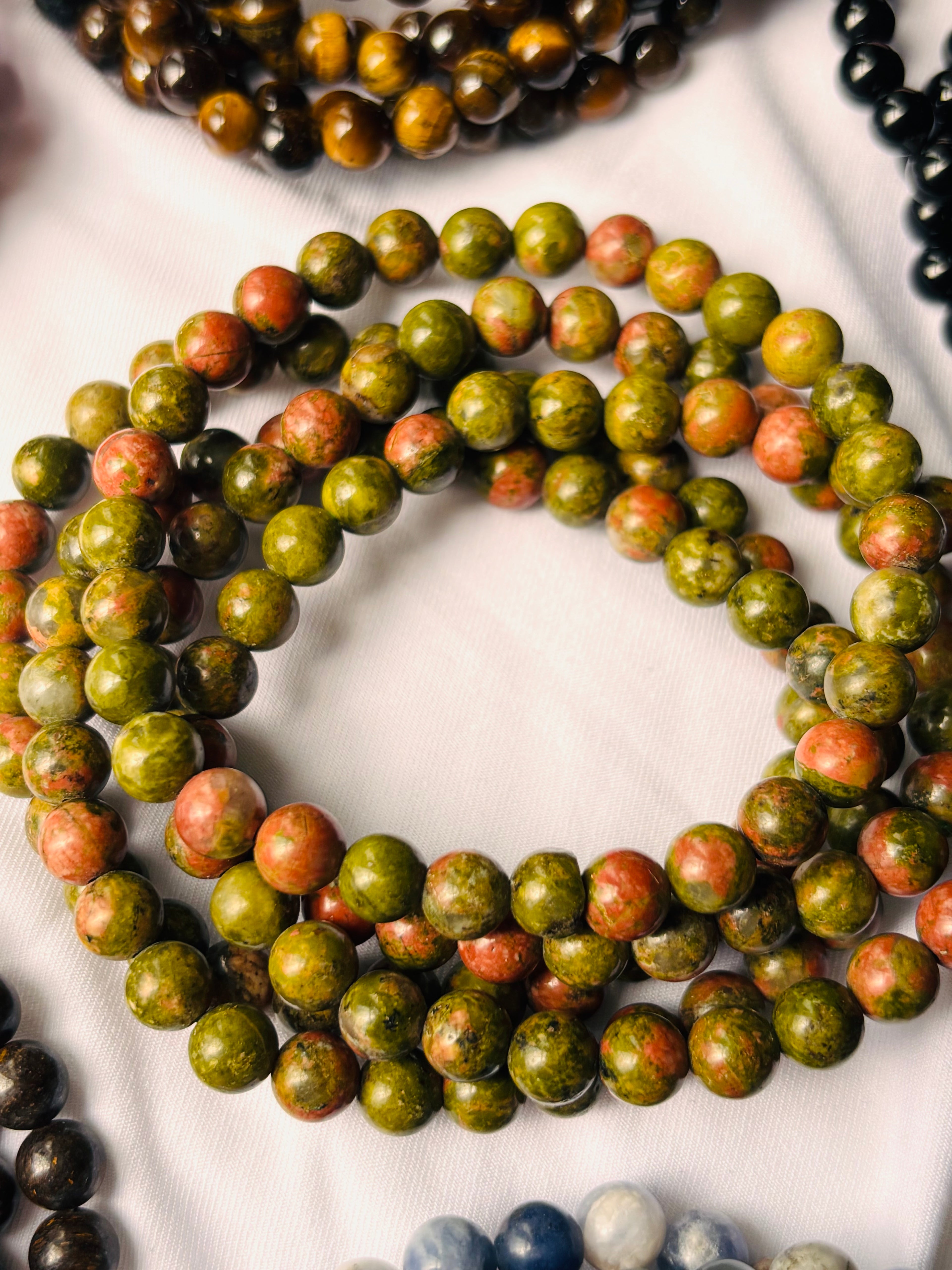 Bracciale in Unakite