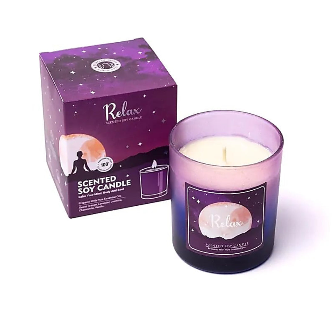 Candela in vetro - Relax