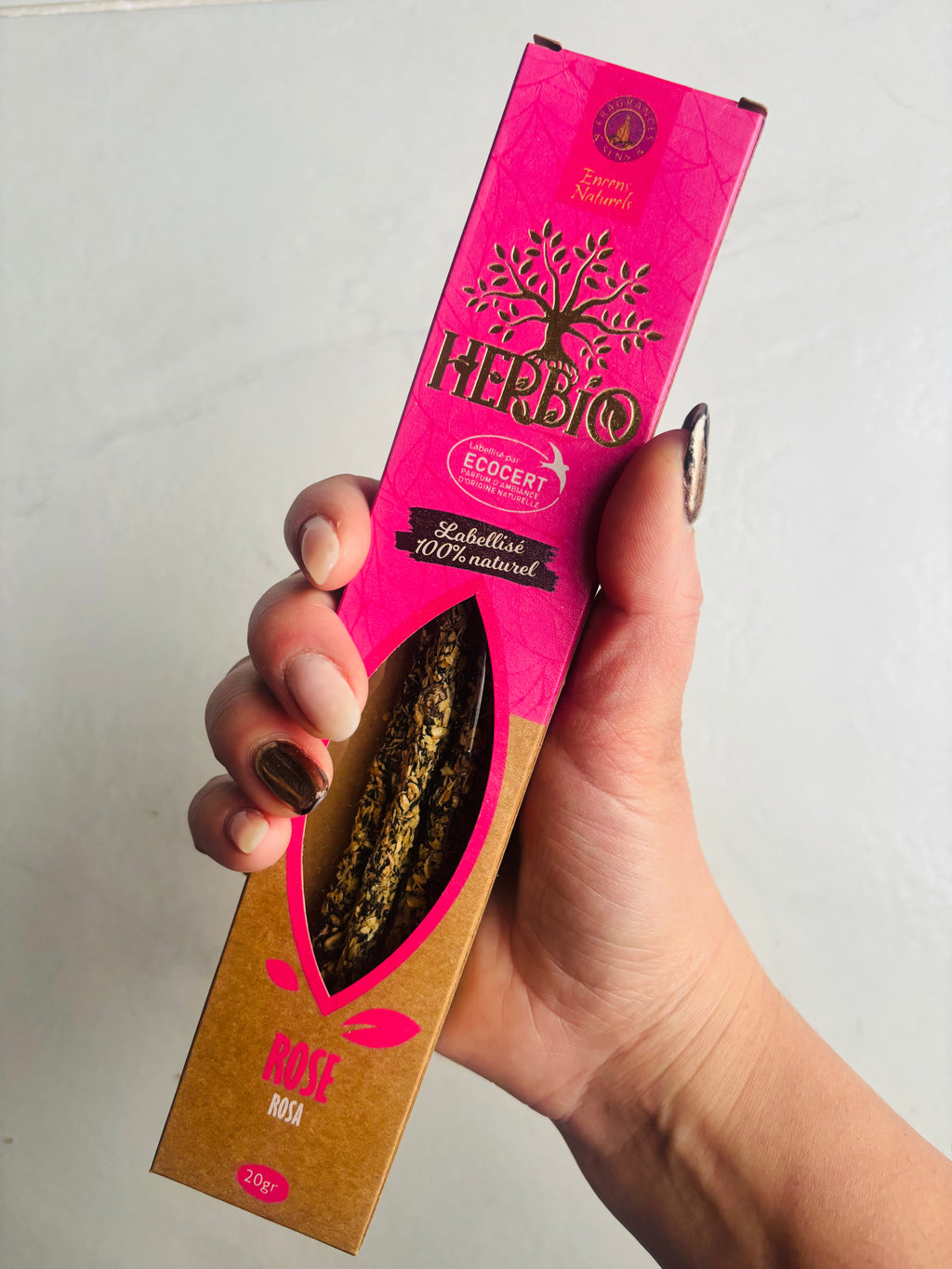 Incenso Smudge stick Herbio - Rosa