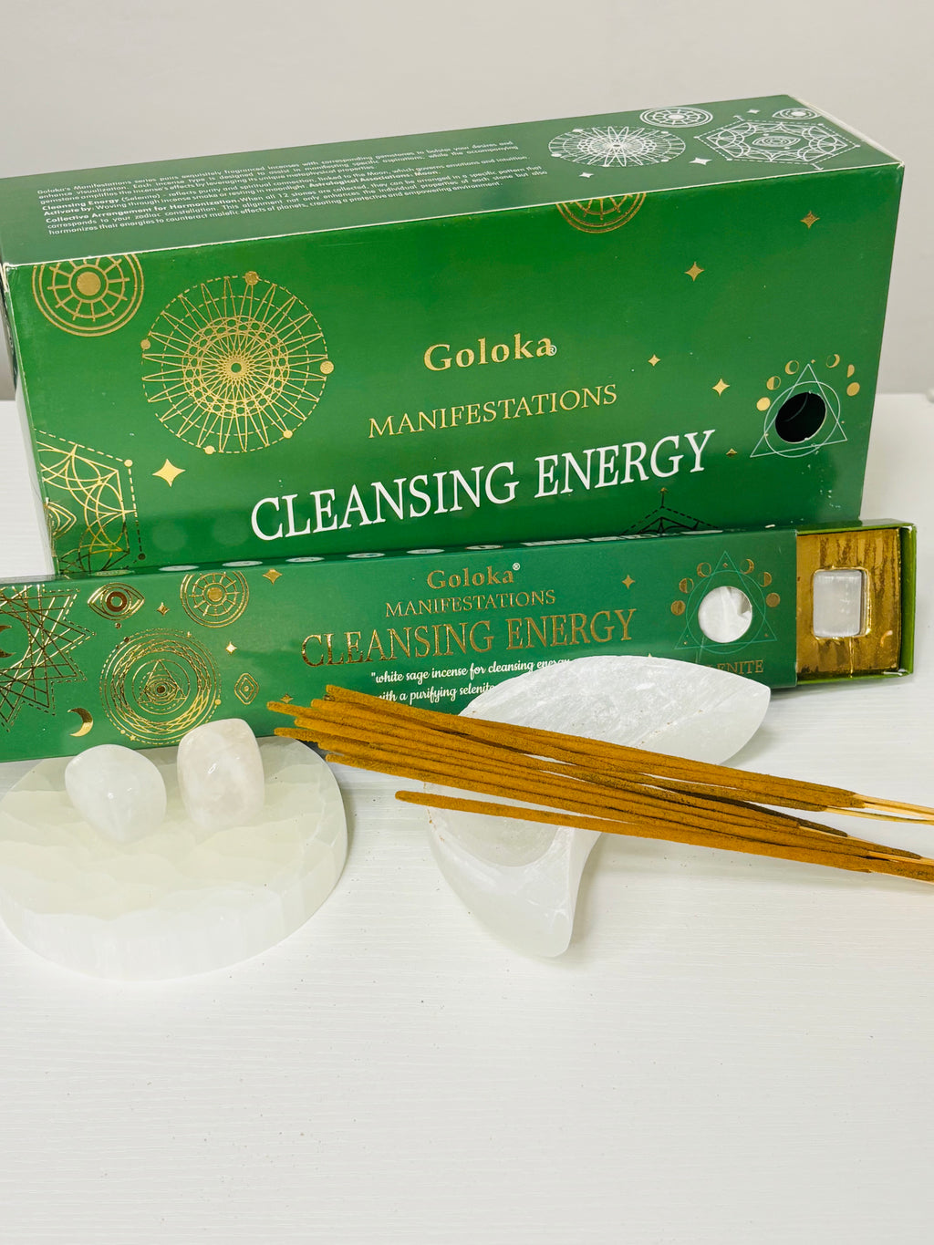 Incenso Manifestazine con Selenite - Cleansing Energy