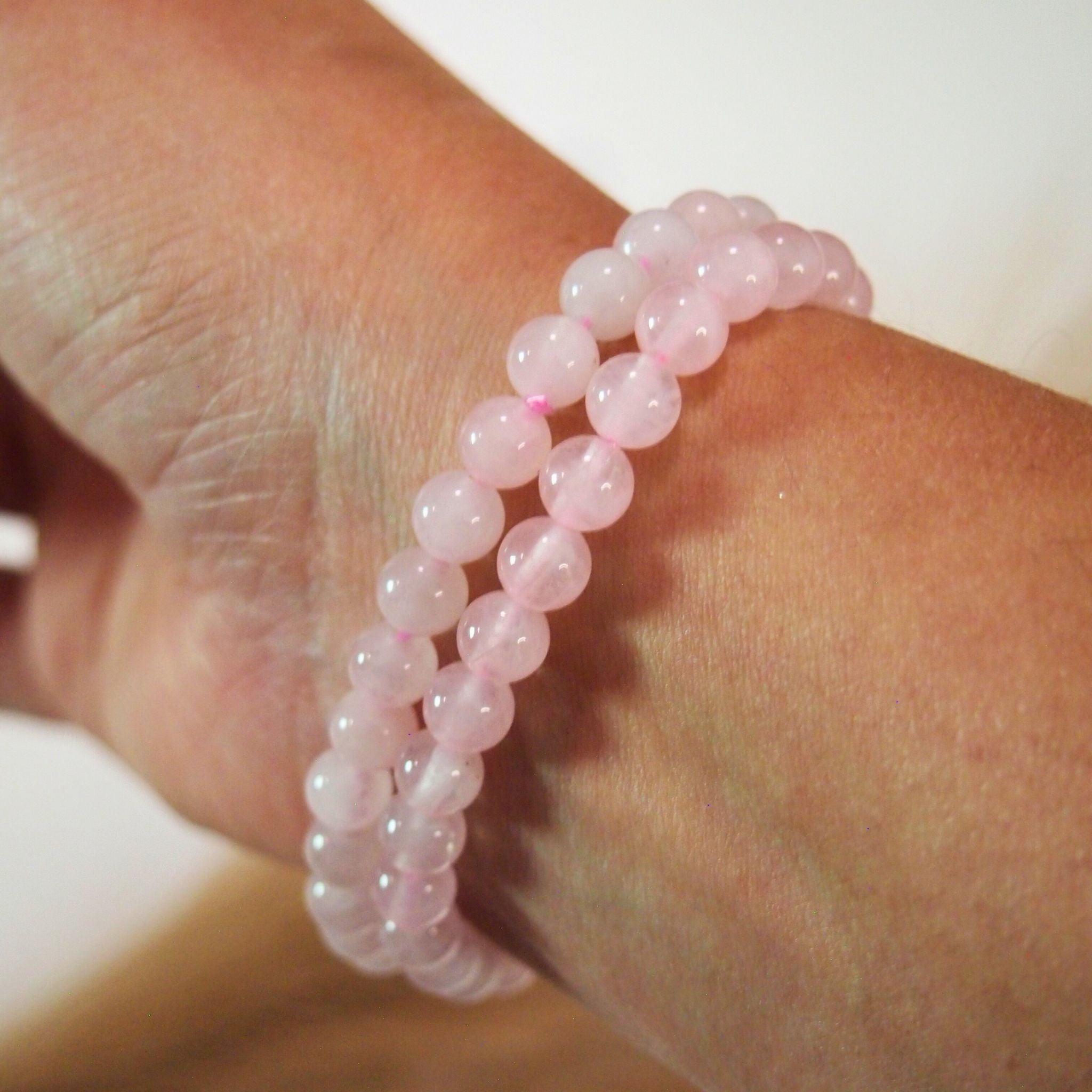 Bracciale in Quarzo rosa