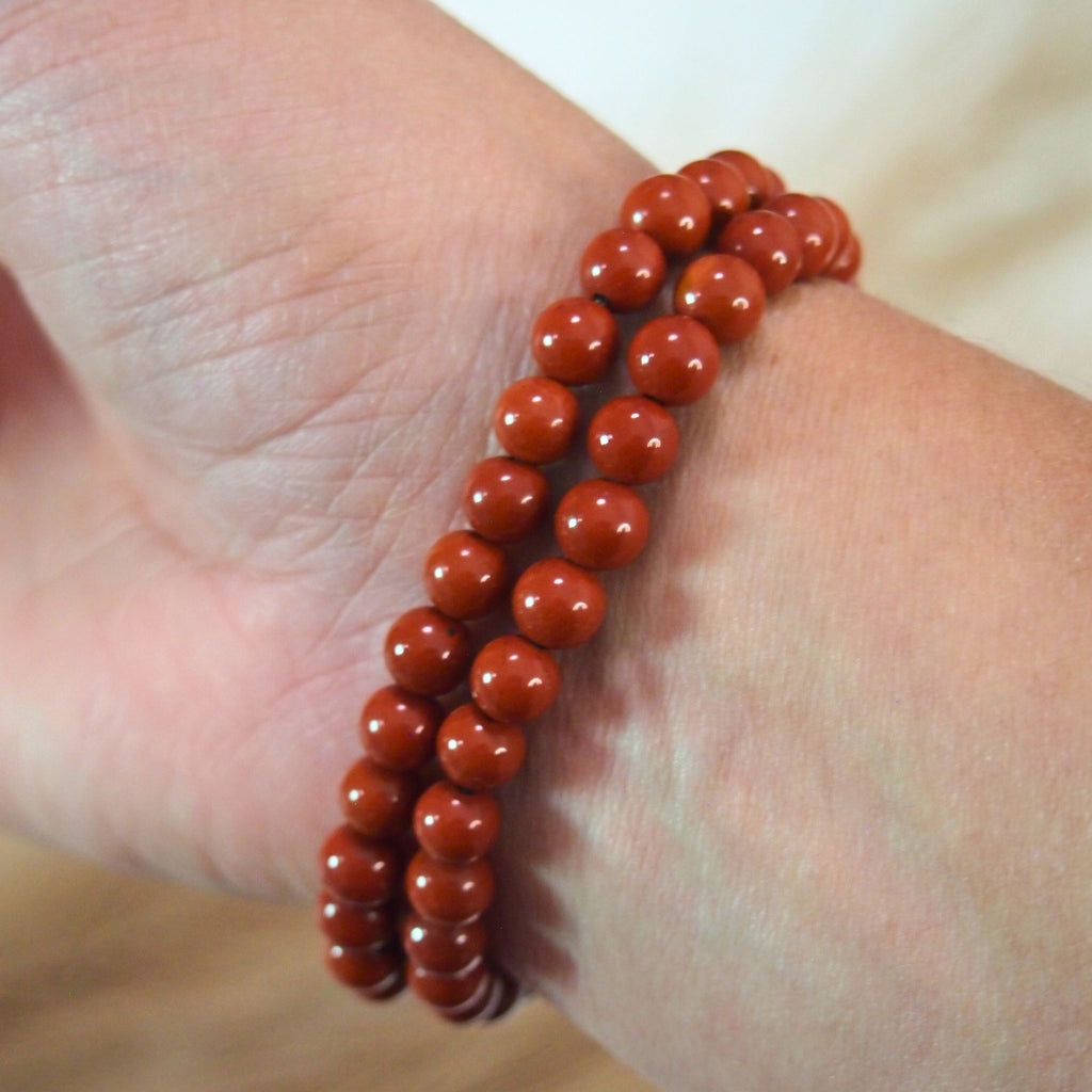 Bracciale in Diaspro rosso