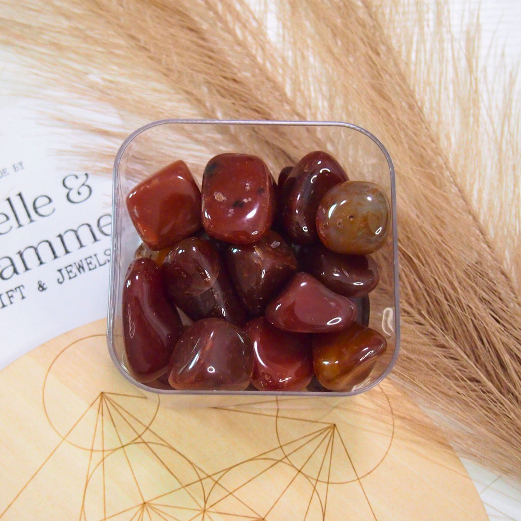 Corniola - Pietra burattata