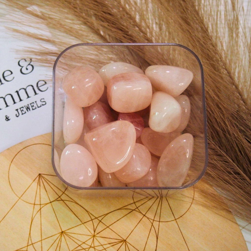 Quarzo rosa - Pietra burattata