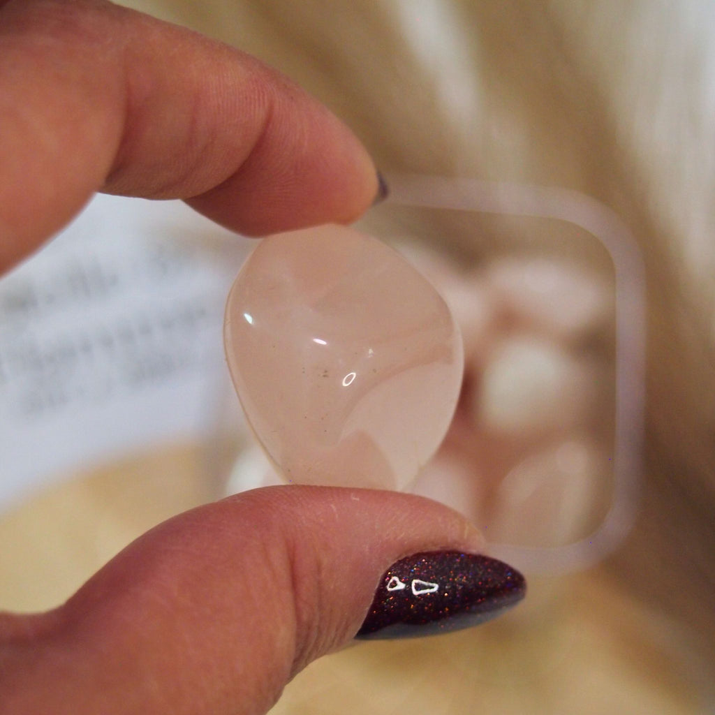 Quarzo rosa - Pietra burattata