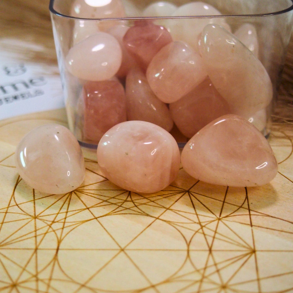 Quarzo rosa - Pietra burattata