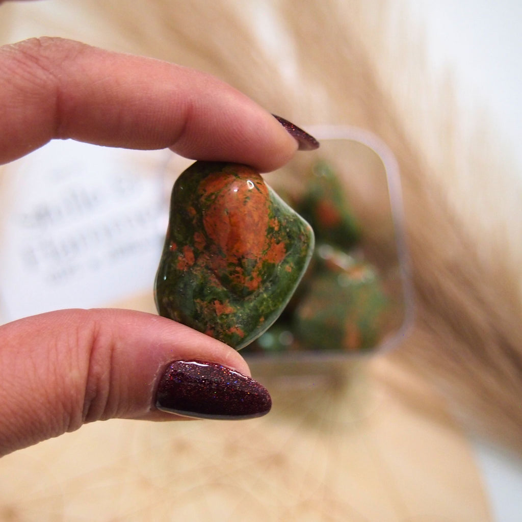 Unakite - Pietra burattata