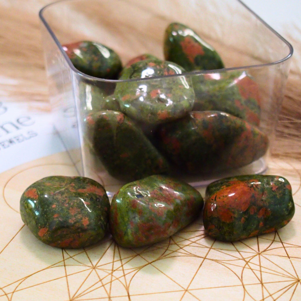 Unakite - Pietra burattata