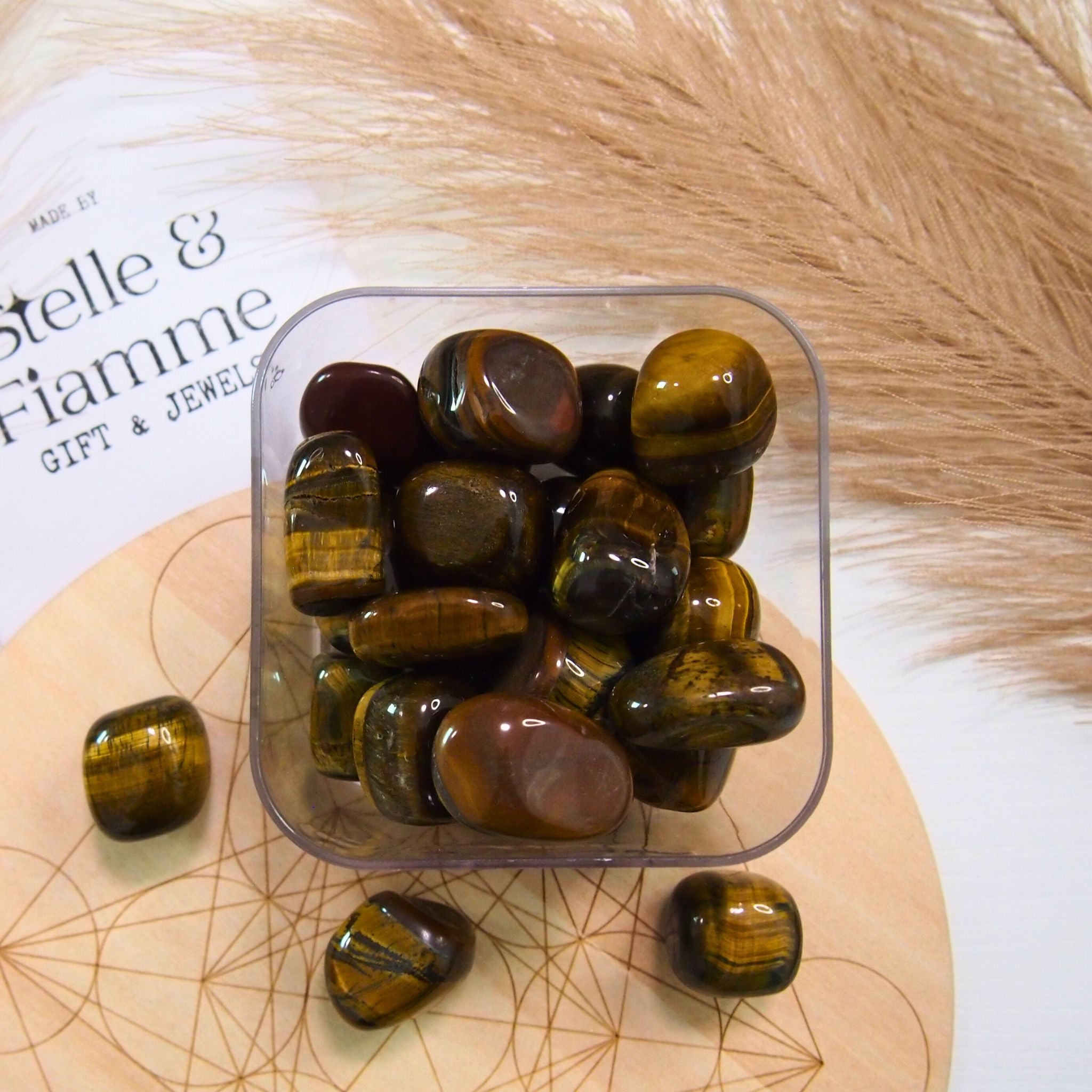 Occhio di Tigre - Pietra burattata