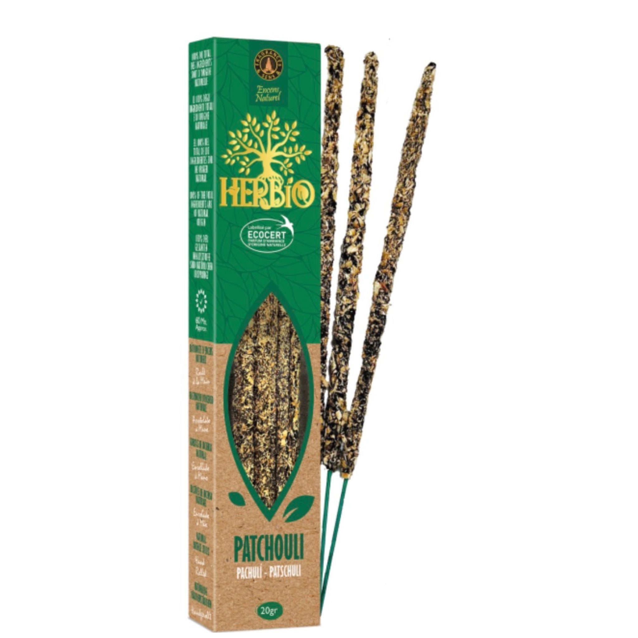 Incenso Smudge stick Herbio - Patchouli