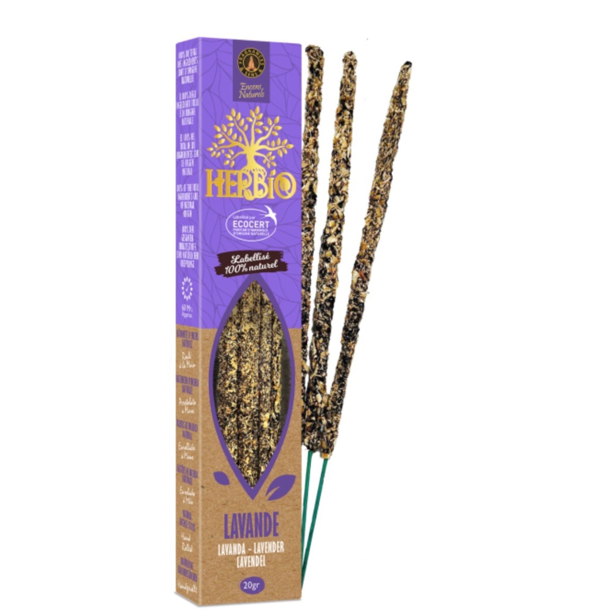 Incenso Smudge stick Herbio - Lavanda