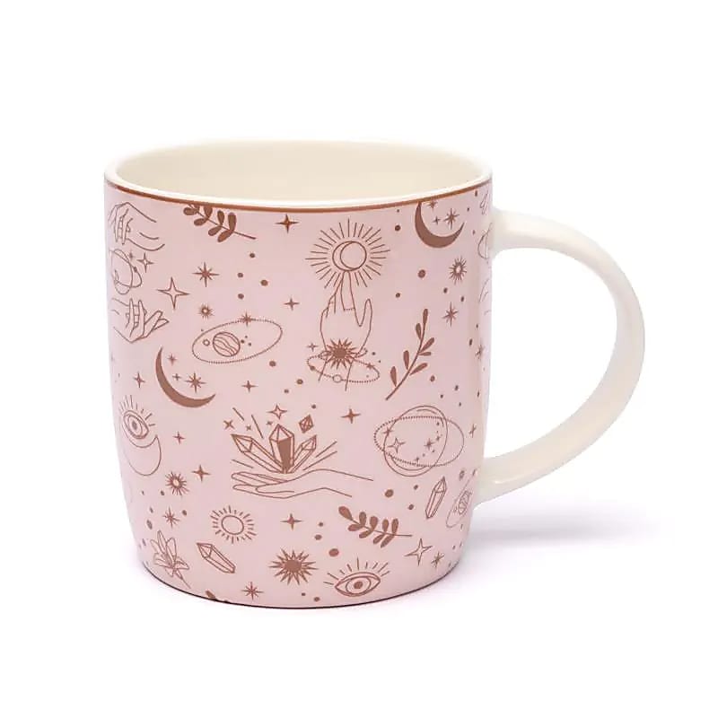 Tazza con filtro da te - Simboli mistici