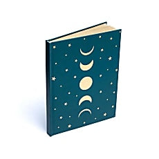 Quaderno fasi lunari blu