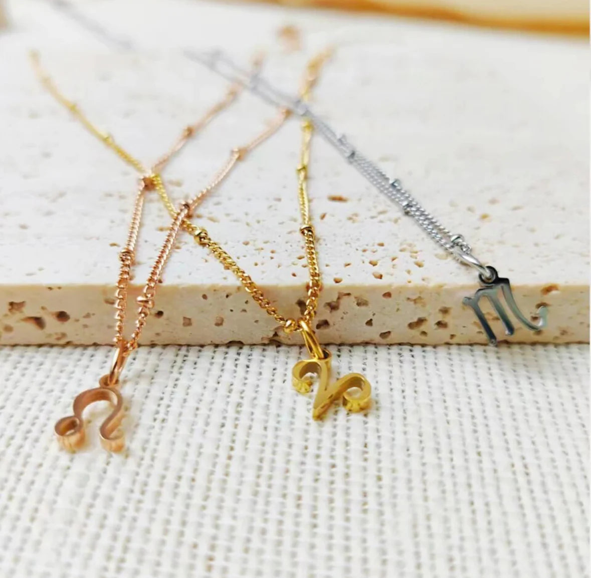 Collana segno zodiacale